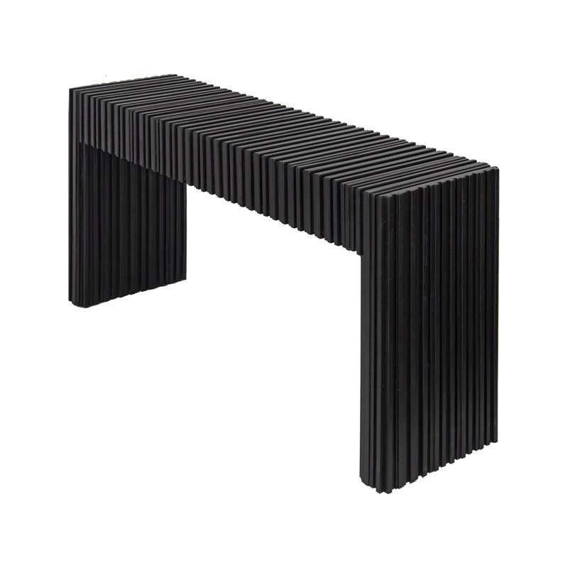 Beechler 60 " W Solid Wood Top Console Table