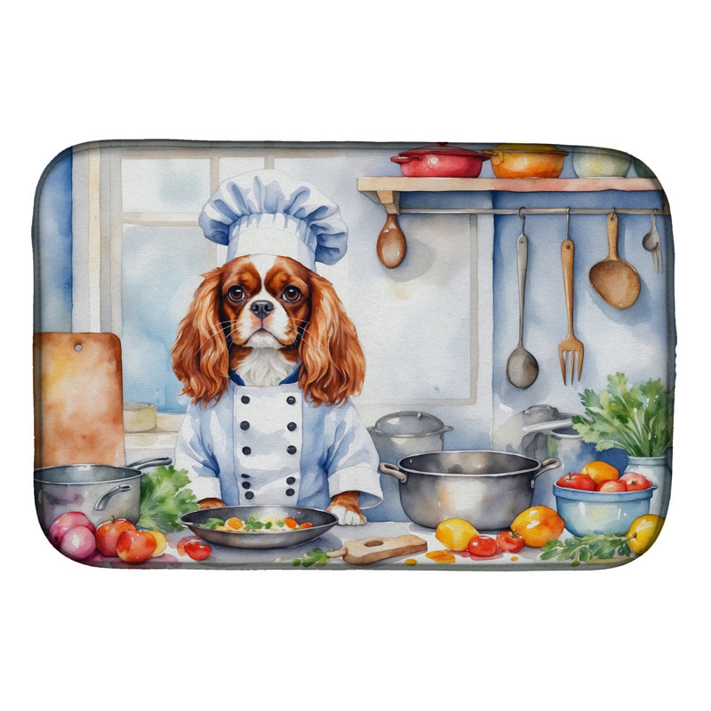 Tapis de vaisselle Cavalier Spaniel The Chef