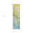 8' Runner Green Abstract Washable Non Skid Indoor Outdoor Runner Rug