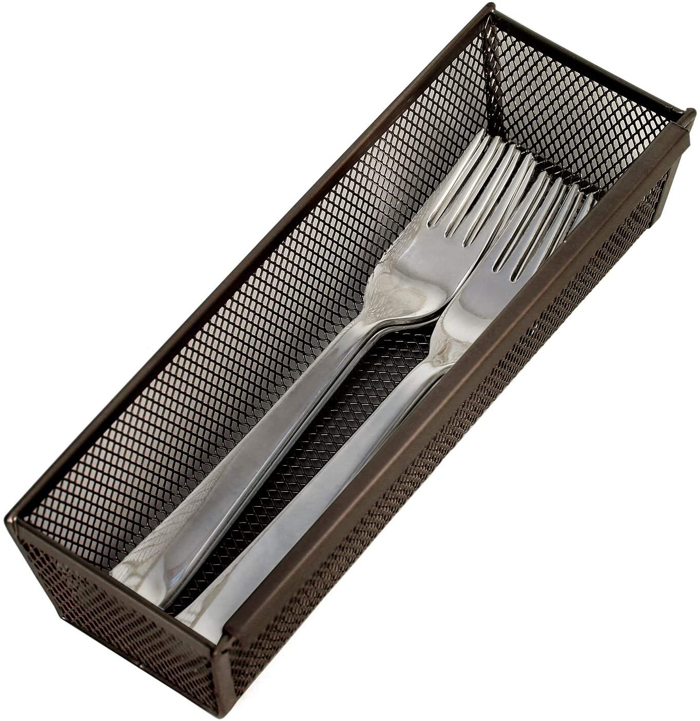 Stainless Steel Kitchen Cutlery Basket, Size: 15x 20x4