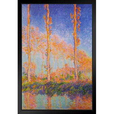 Claude Monet Poplars Autumn Impressionist Art Posters Claude Monet Prints Nature Landscape Painting Claude Monet Canvas Wall Art French Wall Decor Mon -  Vault W Artwork, C0317E04081F413AA915BBBCF9D316F2