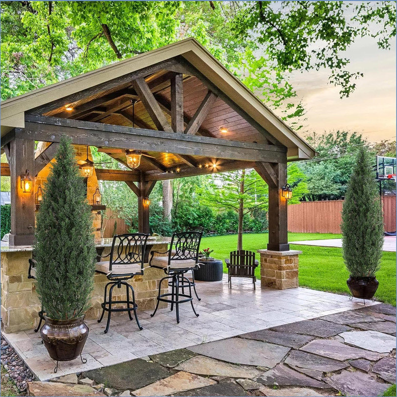 153.9Cm Artificial Cedar Topiary in Planter