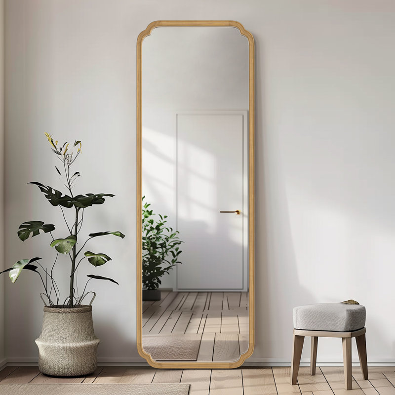 Mervine Full Length Wood Mirror - 71" x 24"