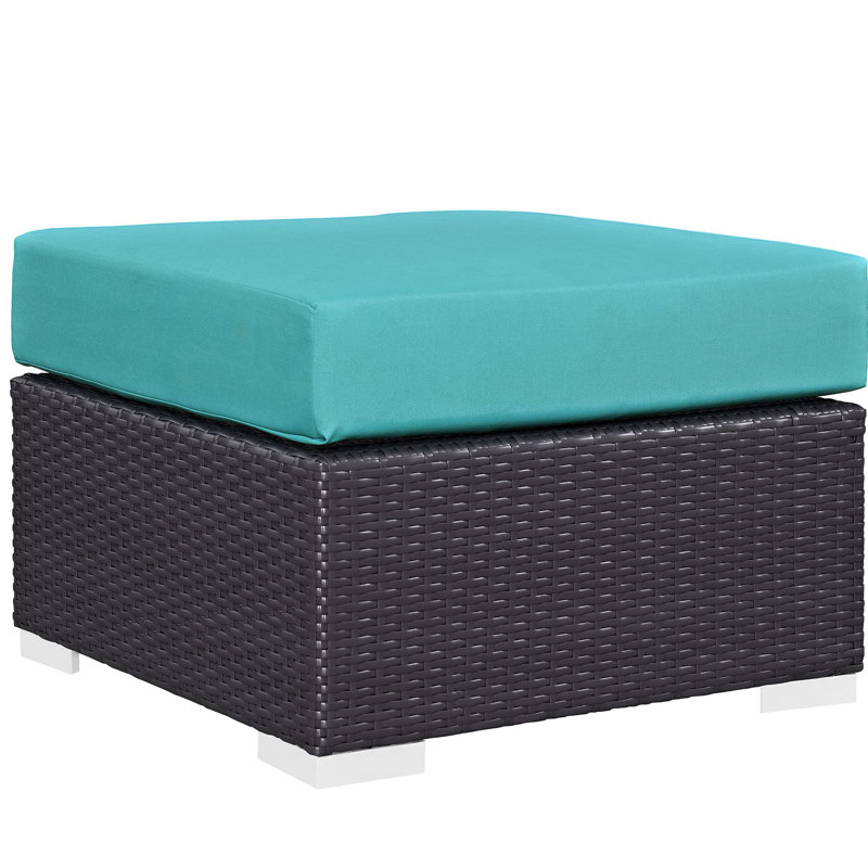 Convene Collection 8-Piece Outdoor Patio Sectional Set, Turquoise