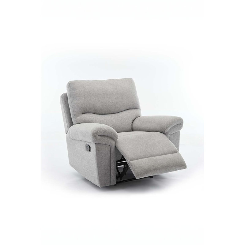 Okemah 36.6cm Wide Standard Recliner, Light Grey