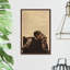 «Serious Times» par Eyre Tarney - Reproduction d'art graphique sur papier encadré-21669324