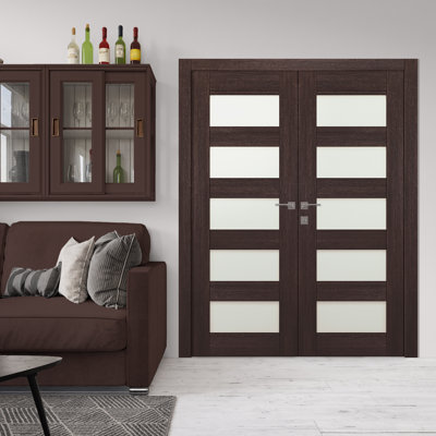 Portes françaises préfinies en verre Avon