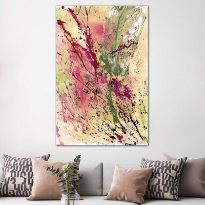 Champagne 1 Piece Wrapped Canvas Painting