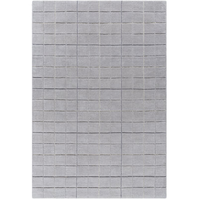 Mallory Grey Hand Tufted Area Rug