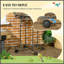 Support pour perchoir en bois