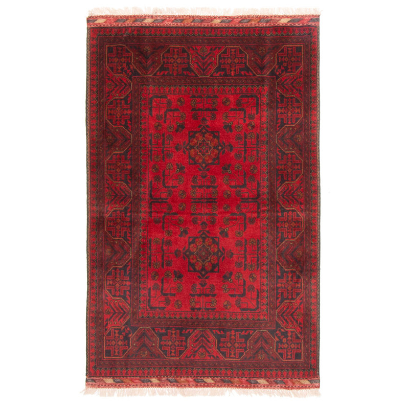 Tapis rouge Finest Khal Mohammadi 3 pi 5 po x 5 pi 3 po