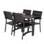 Devansh 4 - Person Patio Dining Set Rectangular Table