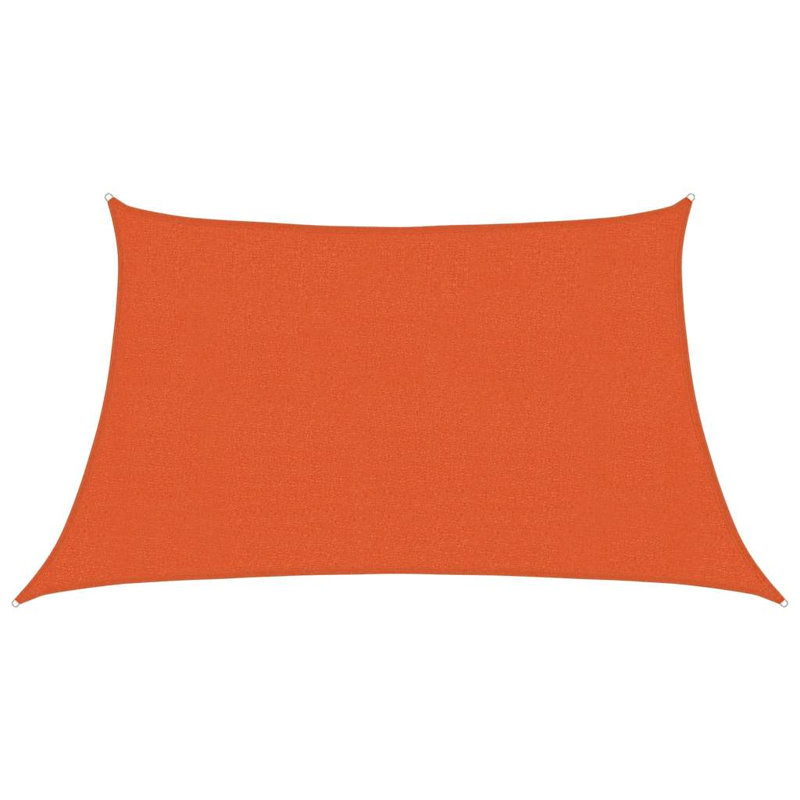 4m x 2m Trapezium Shade Sail, Orange