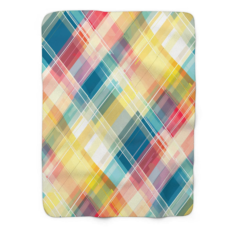 Plaid Wash - 1 Piece Premium Blanket, Queen