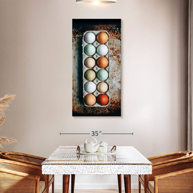 A Dozen Eggs, 24" H x 12" W
