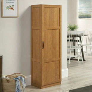 Sauder Select 40 Wide Wardrobe Storage Cabinet, Highland Oak Finish 