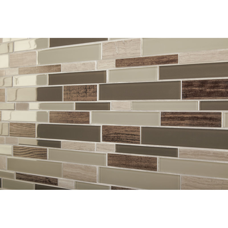 Itona Tile 11" x 14" Natural Stone Mosaic Wall Tile (Set of 15) (14.40 SQFT Per Carton) 