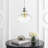 Pinner 1 - Light Chrome Single Pendant