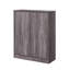 Armoire de rangement pour chaussures à deux portes, organisateur de chaussures d'entrée avec 5 tablettes, gris vieilli