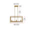 Luminaire suspendu rectangulaire 3 lumières-2078897191