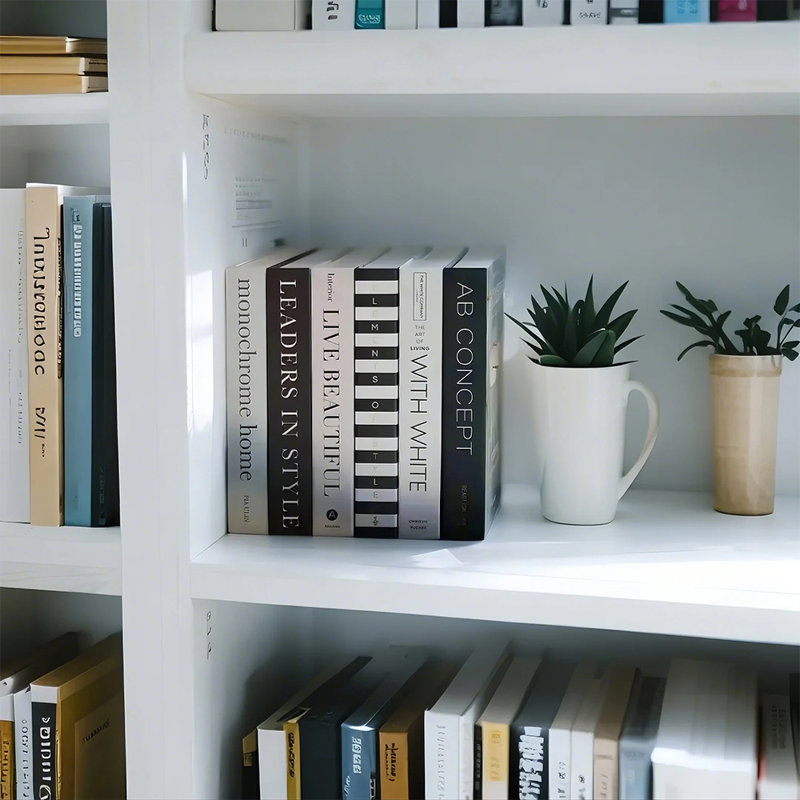 Ensemble de 6 livres décoratifs pliables