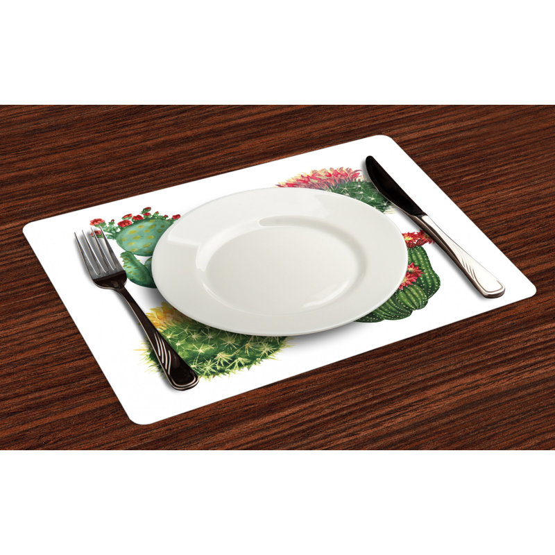Polyester Patterned Rectangle Placemat