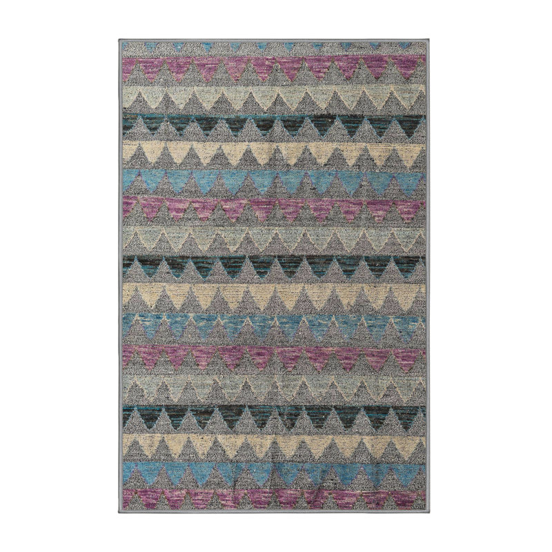 Tapis abstrait moderne 4641, Rectangle de 2 pi x 3 pi
