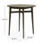 Outdoor Minimalist Acacia Wood Square Bar Table - Dark Gray