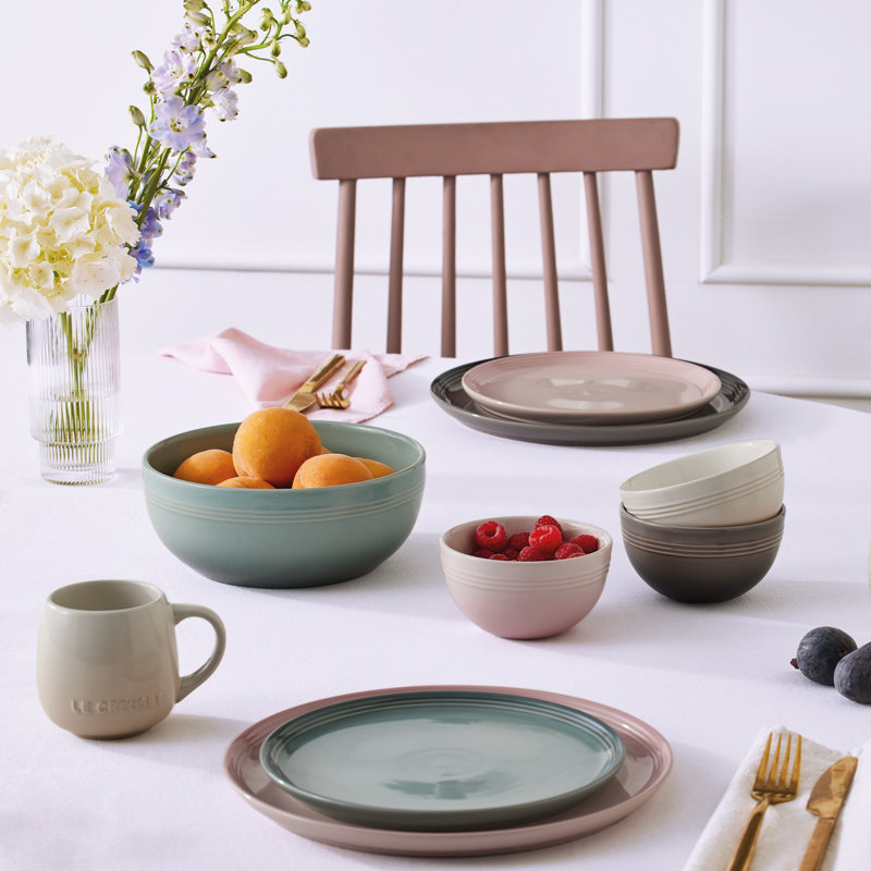 Le Creuset Stoneware Coupe Snack Bowl, Blue, 20cm