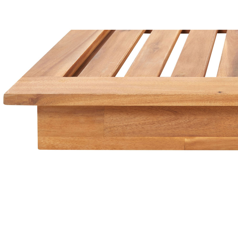 Almasi 190 cm Long Acacia Single Chaise with Cushions