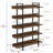 Bookshelf Bookcase Storage Rack Standing Shelf 5-Tier Industrial Bookcase Honesdale