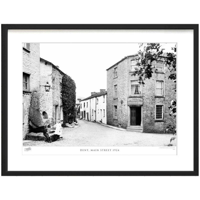 Dent, Main Street 1924 by Francis Frith - Single Picture Frame Print, 40cm H x 50cm W x 2.3cm D