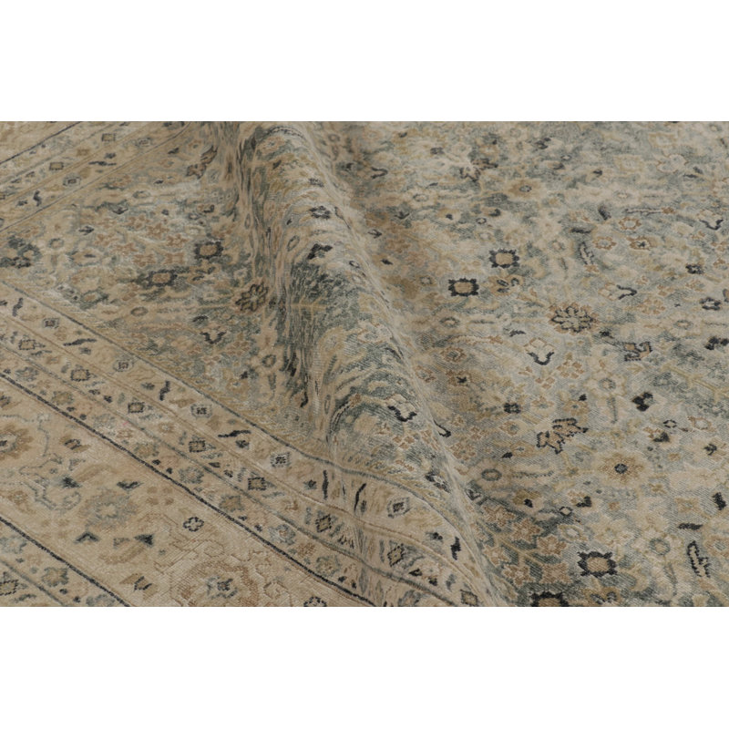 Modern Classic Hand Knotted Area Rug, Rectangle 8' x 10'