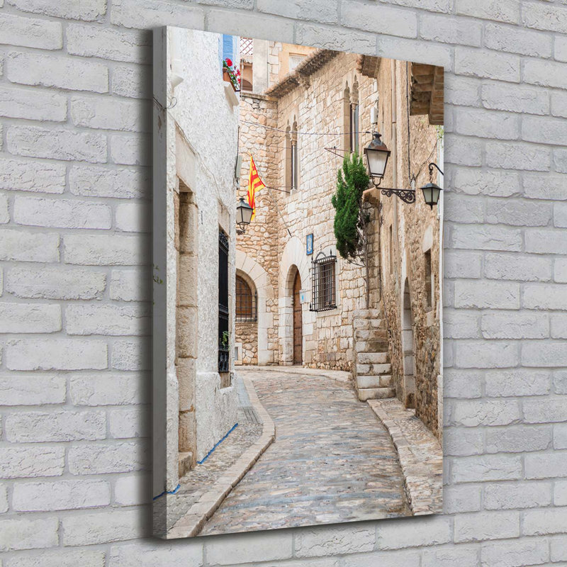 Streets In Spain - Wrapped Canvas Print