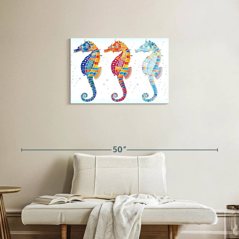 Brampt Seahorses Trio, 20" H x 30" W