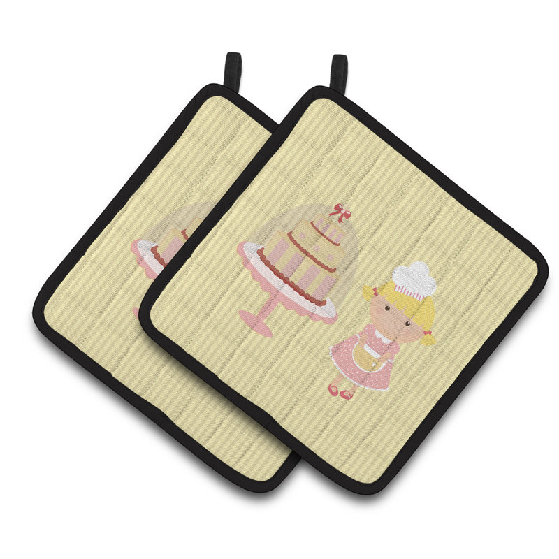 Cuisinier poignée blonde à gâteau pour gâteau caroline