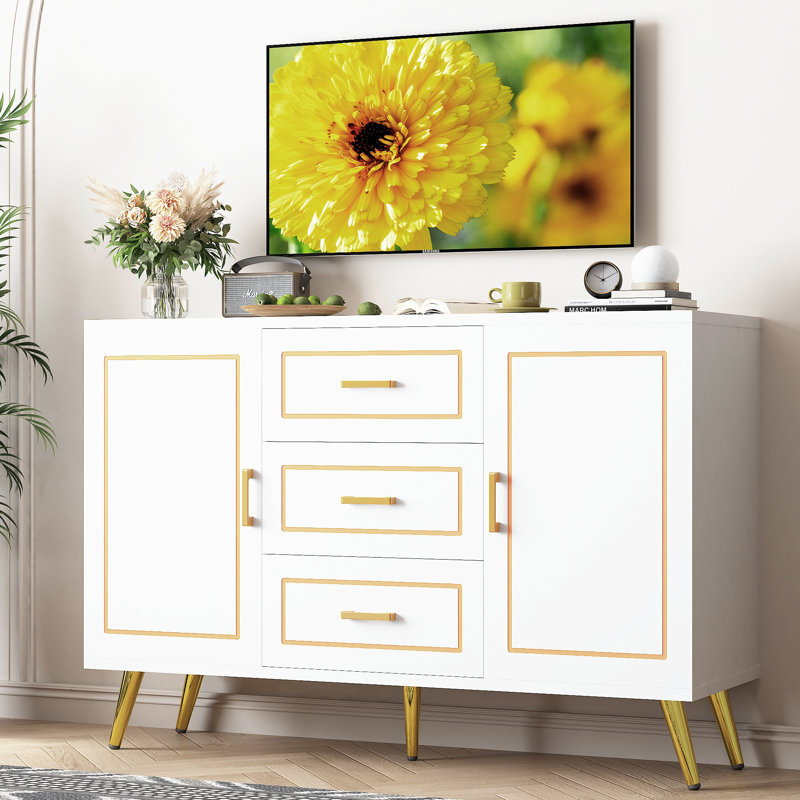 Buffet 47,2 po Koyka, Blanc