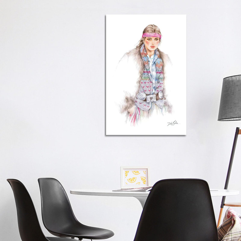 « Whats Old is New » par Debi coules-reproduction d’art, H 40 po x l 26 po x P 1,5 po, Toile tendue, Pas de tapis