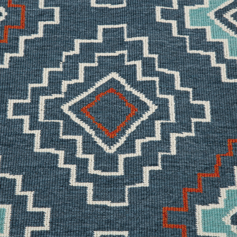 Tapis intérieur / extérieur Tribu Southwestern, Rectangle 8 pi x 9 pi 9 po