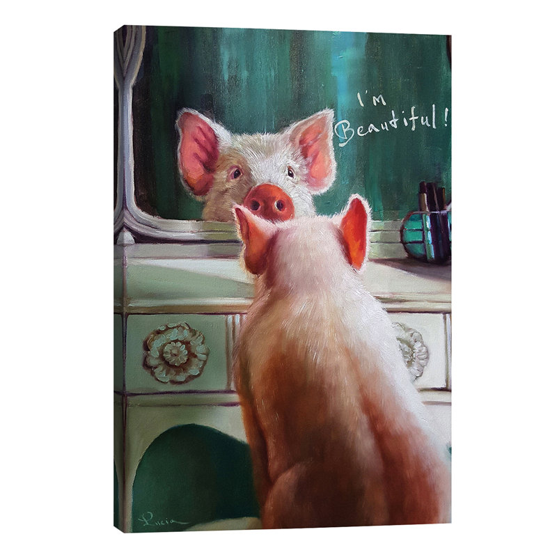 Affirmation 1 Piece Wrapped Canvas Painting, 66.04 cm H x 45.72 cm W x 3.175 cm D