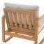 Chaise de patio d'extérieur avec coussins