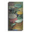 Art mural en métal luxueux «Windchime Spring» par Allan Friedlander, 24 po x 48 po
