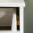 Solid Wood Groove Handle 2-Drawer Nightstand-1969499925
