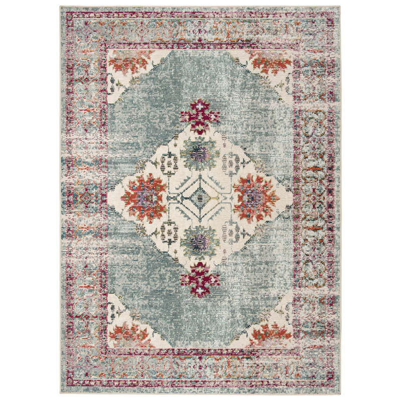 Tapis performance à motif sud-ouest Haneul, Rectangle 8 pi x 10 pi