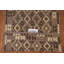 Tapis kilim réversible en laine brun 5 x 6