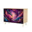 Buffet Buffet avec rangement Vibrant Abstract Feather