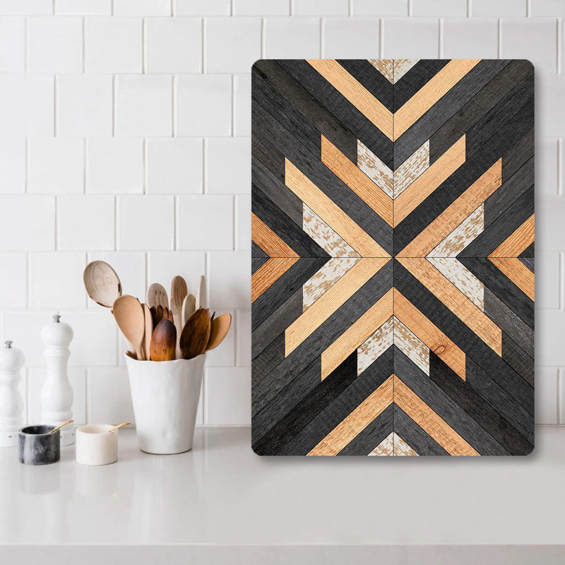 Flourish Premium Tempered Glass Cutting Board, 9.8 x 13.8 inches | 100% Antibacterial, Easy Clean, Non-Slip Silicone Feet | Durable Kitchen Essential for Safe Food Preparation, Stylish and Functional Design