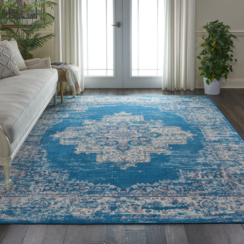 Skender Oriental Indoor Rug, Rectangle 7'10" x 9'10"