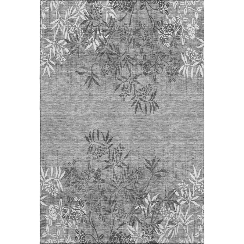 Tapis en étain de qualité supérieure lavable à la machine Prisco, Rectangle 2 pi 6 po x 3 pi 10 po