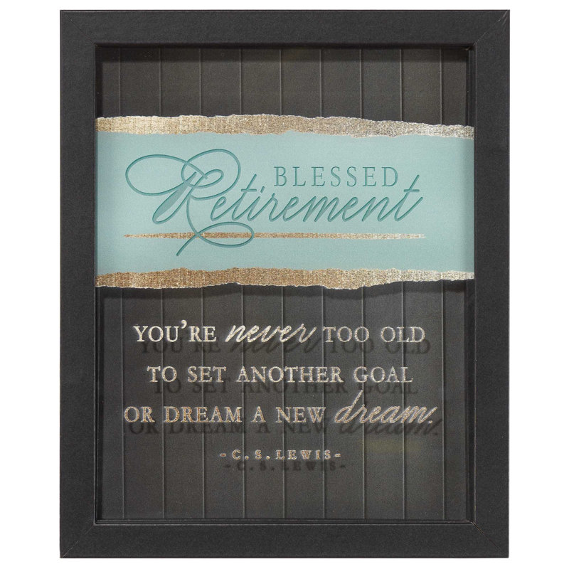 Davilyn Framed Art Blessed Retirement 8x10
